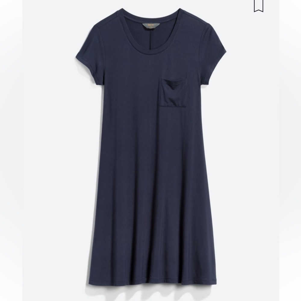MIX BY 41 HAWTHORN Alison Essential T-Shirt Swing Dress size xs